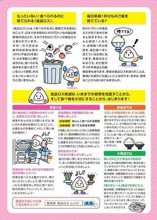 チラシの写真：三方よし!!でフードエコプロジェクト2