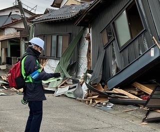 写真：被災建築物応急危険度判定士の派遣の様子2