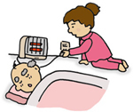 イラスト：お年寄りの部屋は2階にしない