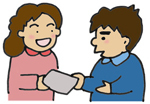 イラスト：実施要領をしっかり広報する イメージ