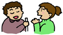 イラスト：災害弱者の誘導方法イメージ