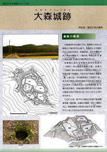 写真：大森城遺跡リーフレット