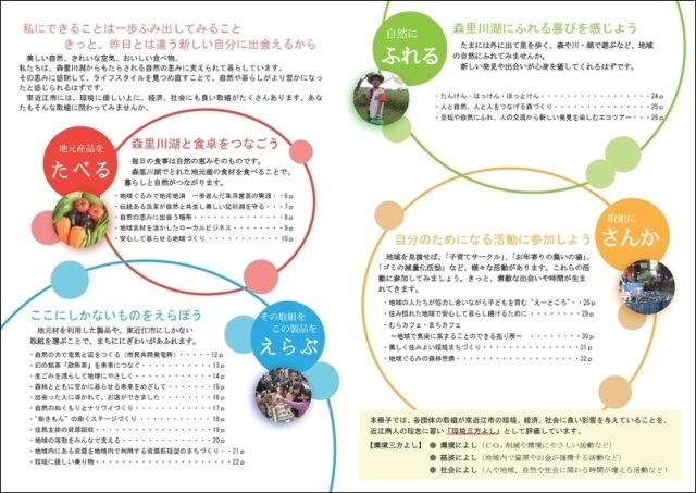 写真：ひがしおうみ　e～らいふ目次