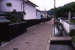 写真：五個荘金堂町のまちなみ