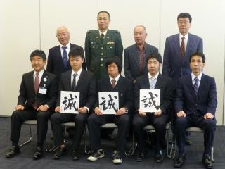 写真：自衛隊入隊者