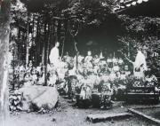写真：八日市小学校の夏季学校（大正末期）