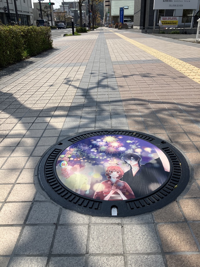 夏祭のデザインマンホール