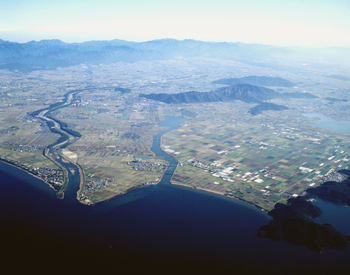 琵琶湖全景図