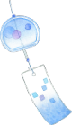 風鈴のイラスト