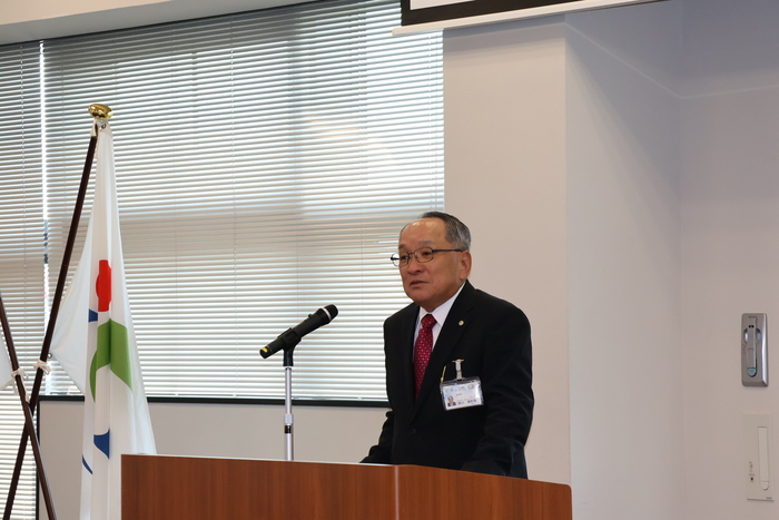 南川副市長就任式にて挨拶