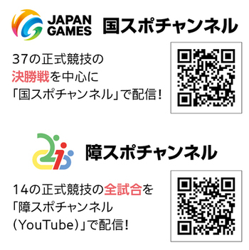 国スポチャンネル二次元コード