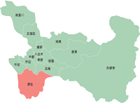 【蒲生地区】のイラスト