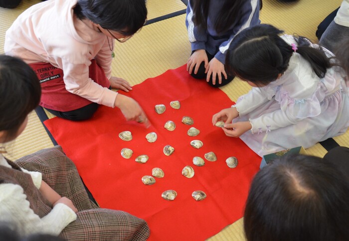 はじめてのお抹茶と貝合わせで遊ぼう！