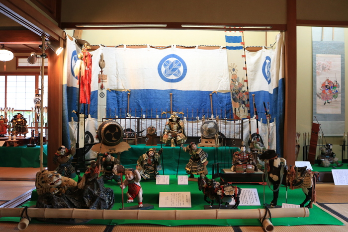 2025年の武者人形めぐりの様子