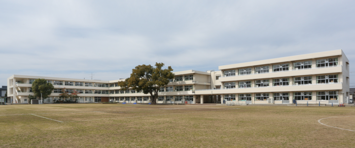 改修後校舎