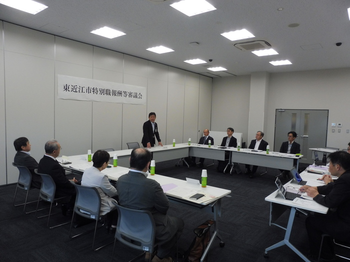 開会時の市長あいさつ